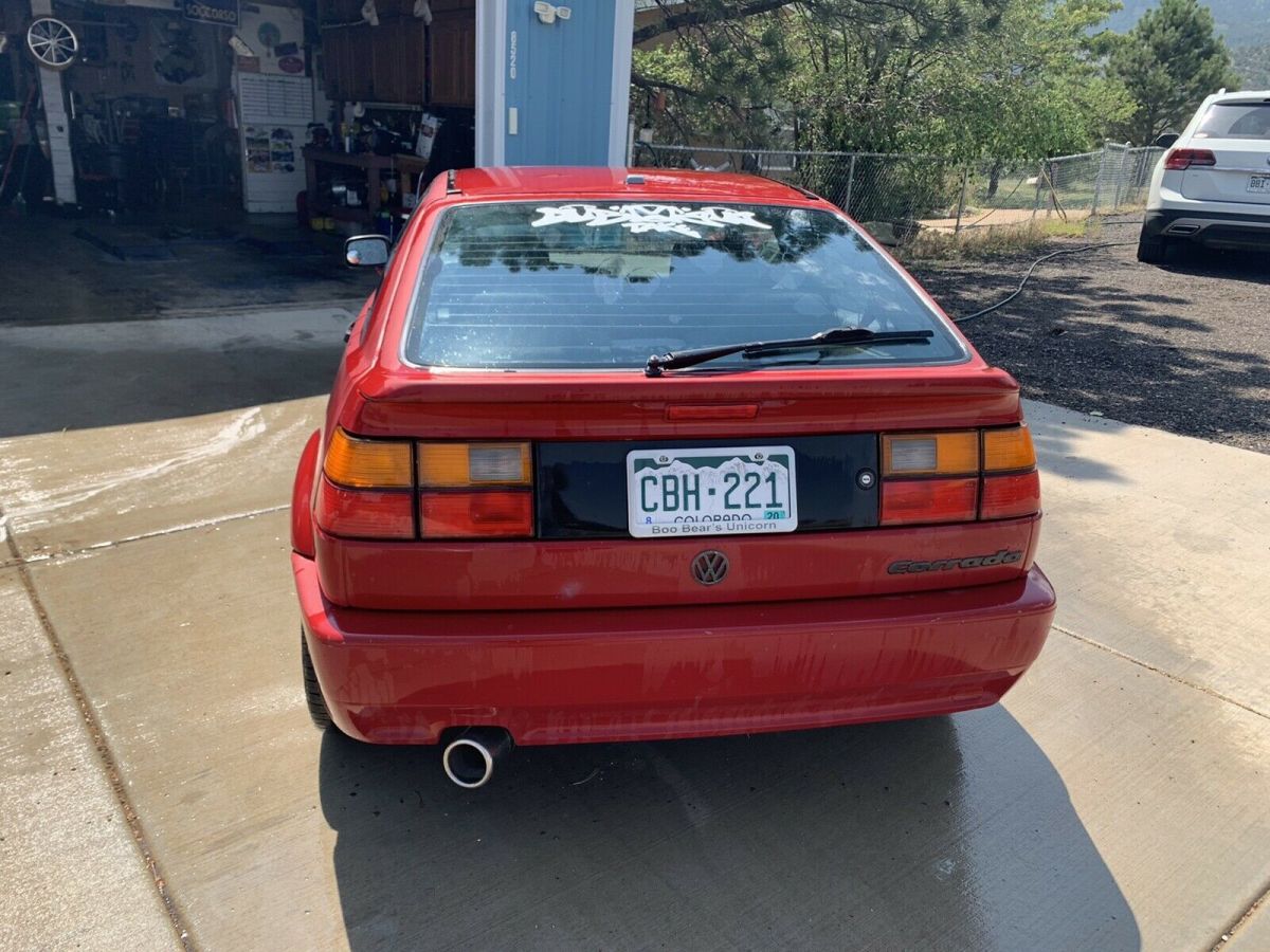 1991 volkswagen corrado coupe red fwd automatic