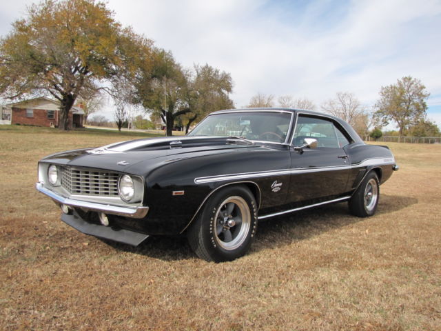 1969 camaro 427 yenko 4 speed black tribute car frame off restored 10 years ago
