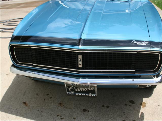 1967 chevrolet camaro rally sport marina blue