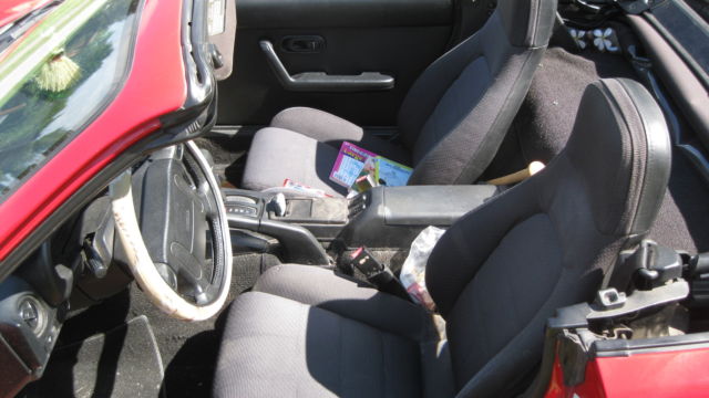 1990 mazda miata, 79,500 miles, automatic, with hard top