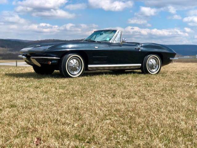 1964 corvette convertible *raredaytonablue/white*#'smatching327ci/250hp*auto