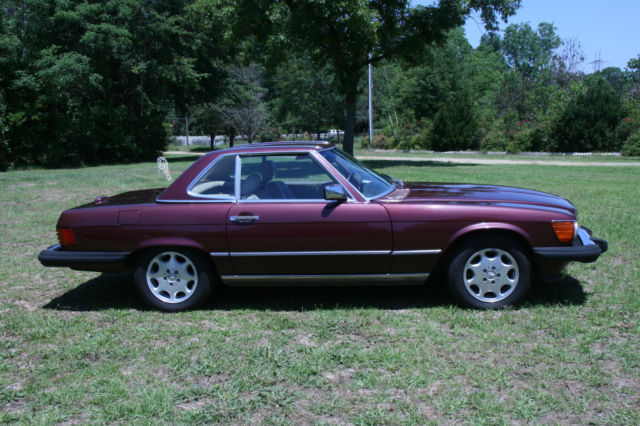 1989 mercedes-benz 560 sl convertible