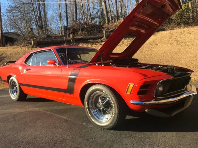 1970 boss 302 tribute 351 manual 5-speed pwr disc brakes pwr steering ac