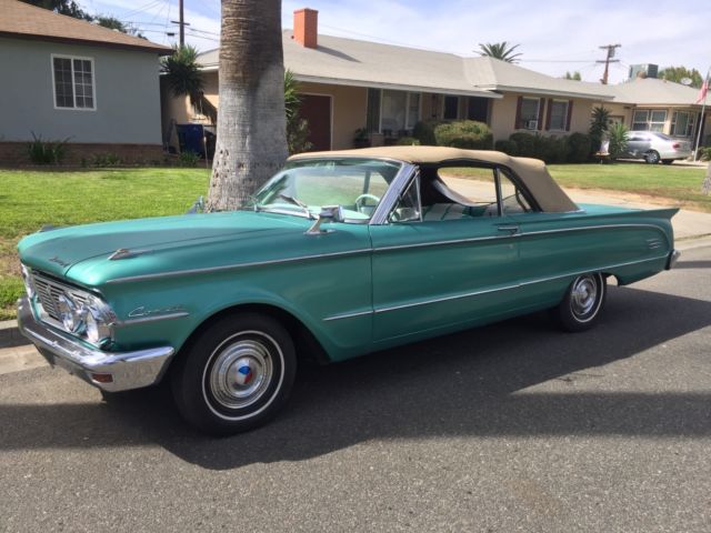 1963 mercury comet s22 convertible v8