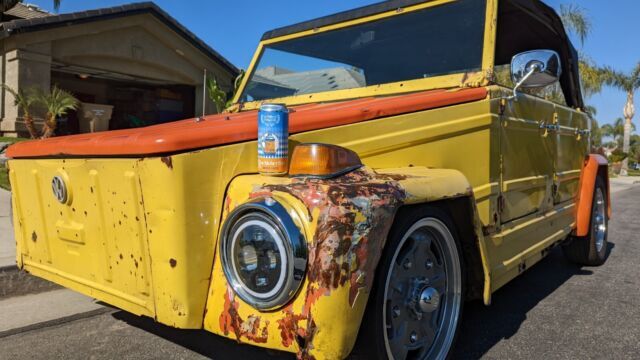 1973 volkswagen thing orange convertible 1600cc 4 speed manual custom
