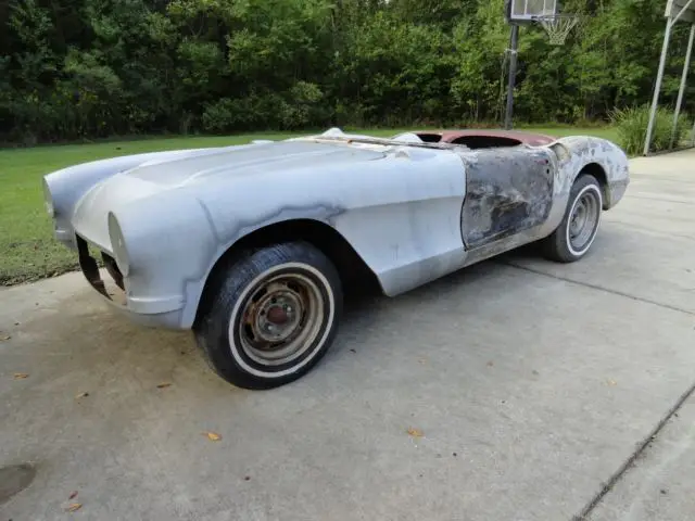 1957 corvette project car needs restoration c1 hotrod gasser 1956