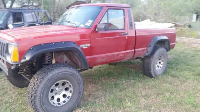 91 jeep comanche 6" long arm lift like new 35" bfg all terrains