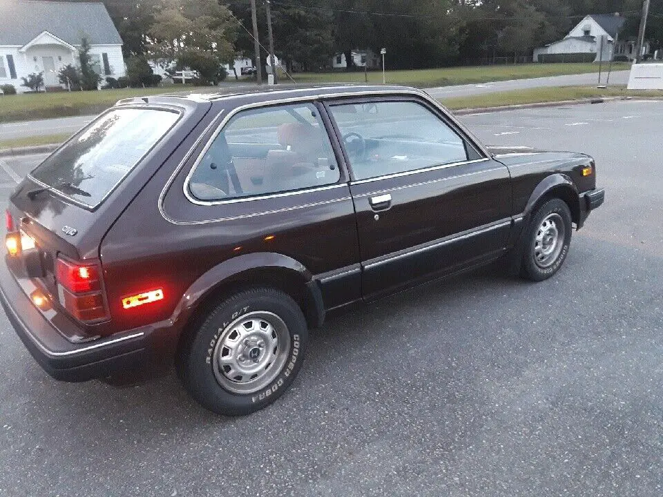 1982 honda civic hatchback brown fwd manual cvcc 1500 gl