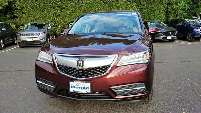 2016 acura mdx 3.5l acurawatch plus package