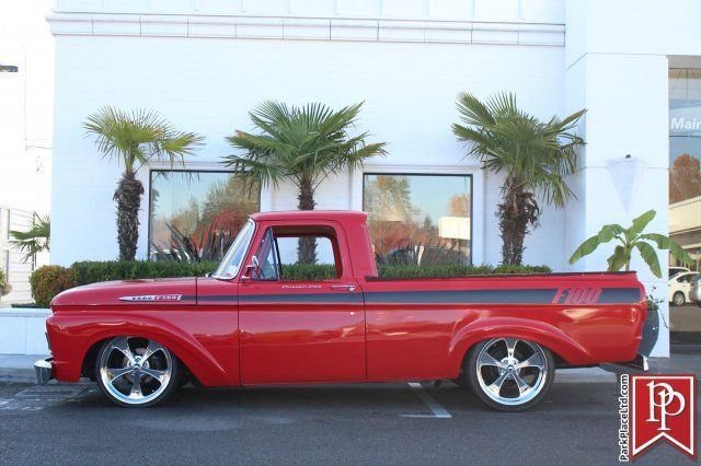 1962 ford f100 unibody pu, 71,375 miles red on tan, restorod
