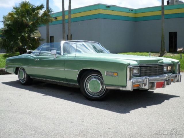 1973 classic cadillac el dorado convertible 425ci v8 with continental tire kit