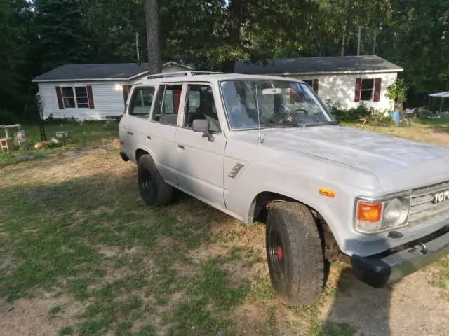 1986 toyota land cruiser suv grey 4wd manual fj60
