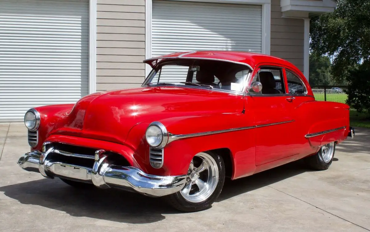 1950 oldsmobile 98 deluxe coupe sedan / 303 rocket v8