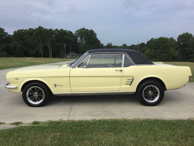 1966 ford mustang coupe 289 v8 ac bench seat