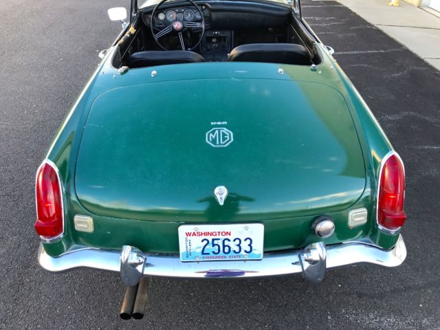 1968 mg mgb roadster barn find with hardtop