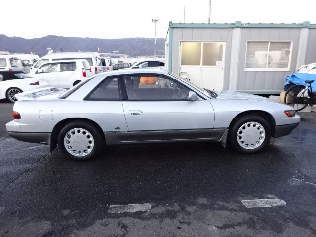 1989 nissan silvia qs silver two tone ca18de jdm rhd s13 240sx coupe