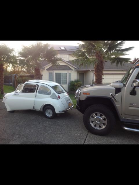 1969 subaru 360 mini micro car with suicide doors very rare !