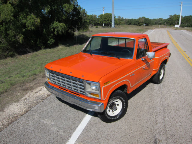 1981 f150 flareside 4x4 - factory special order paint, all original