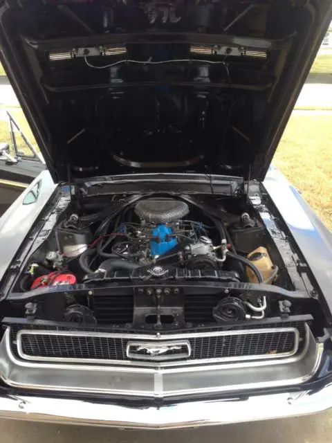 1968 black ford mustang coupe