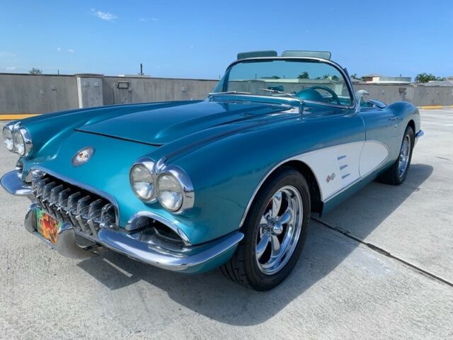 1960 chevrolet corvette 2dr conv 21899 miles blue 350 4 speed