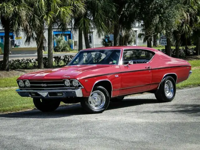 1969 chevrolet chevelle ss tribute 6,535 miles red 2d : 2 door hard top turbo 4