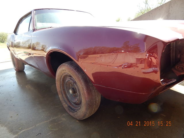 67 pontiac firebird, 327 impala engine, all rust replaced, gorgeous paint