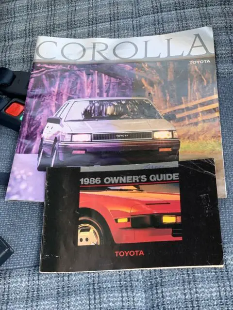 1986 toyota corolla hatch back 5 door