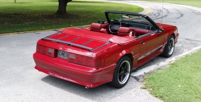 1991 5.0 liter v8 ford mustang gt convertible 302 *rare color* fox body