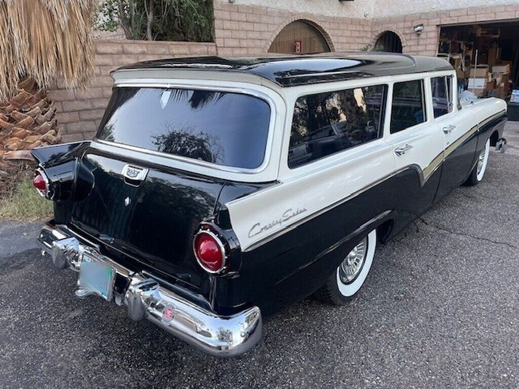 1957 ford country 292 v8 3-speed ac correct paint window tint