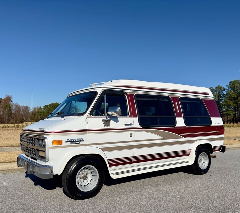chevrolet g20 van 1992 conversion hightop 5.7 liter low miles