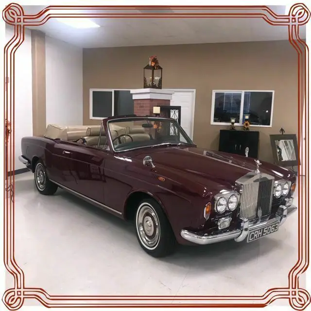 rare 1969 rolls royce pre corniche/silver shadow drophead (convertible)