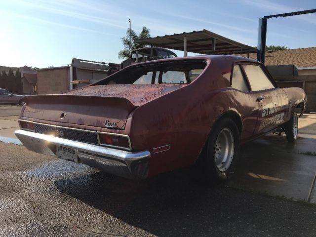 1970 chevrolet nova ss 396 4 speed drag car gasser race car barn find survivor