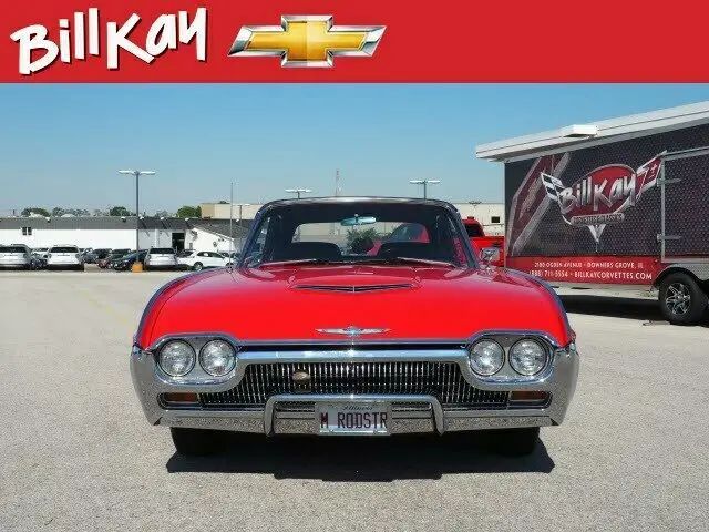 1963 ford thunderbird 9811 miles red convertible not specified automatic