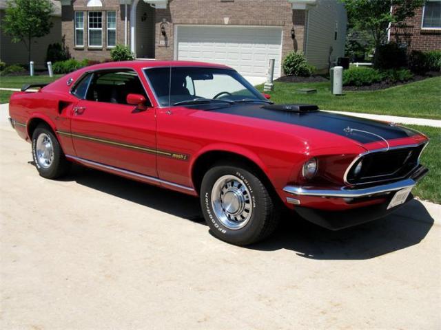 1969 ford mustang fastback coupe with blueprinted 428 cobrajet motor