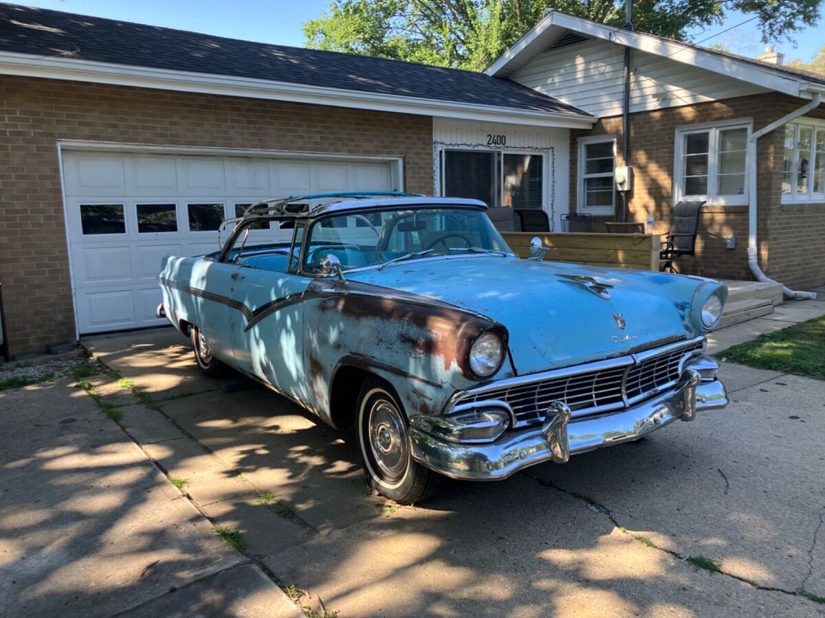 1956 ford fairlane sunliner convertible