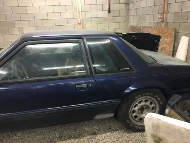 1993 ford mustang 5.0 coupe lx notchback project lots of mods as is 5 speed