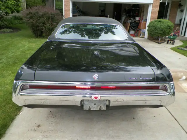 this is a true one owner survivor. black interior, black paint, black vinyl top