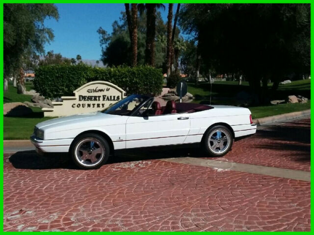 1991 cadillac allante convertible 28,260 original miles leather 3 owners 4.6l v8