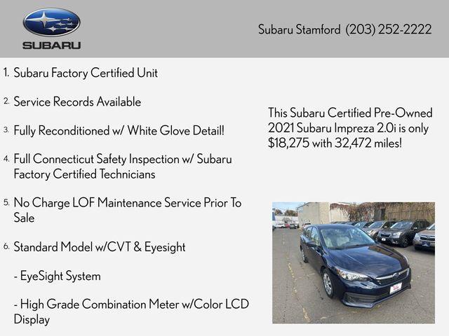 2021 subaru impreza