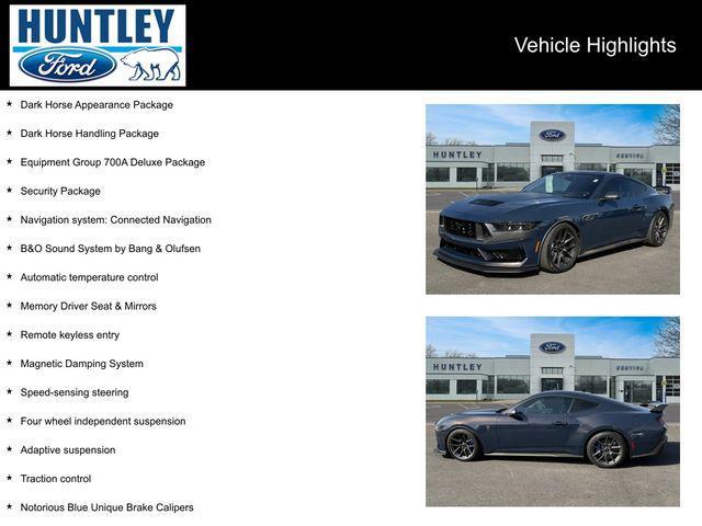 2024 ford mustang dark horse fastback