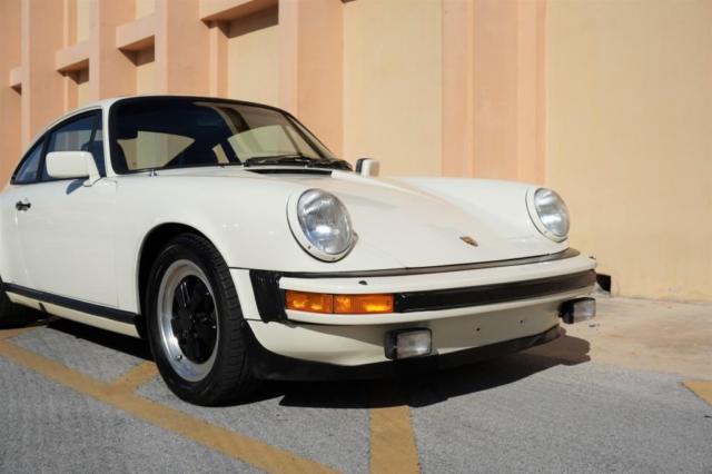 1982 porsche 911 160,530 miles chiffon white manual