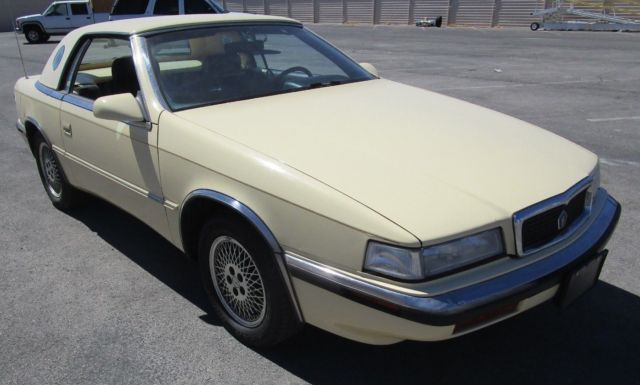 1990 chrysler tc maserati convertible with factory hardtop
