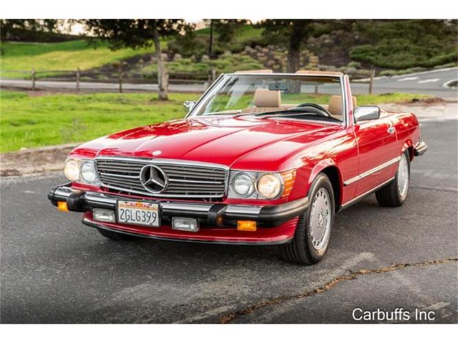 1988 mercedes-benz 560 in concord, california
