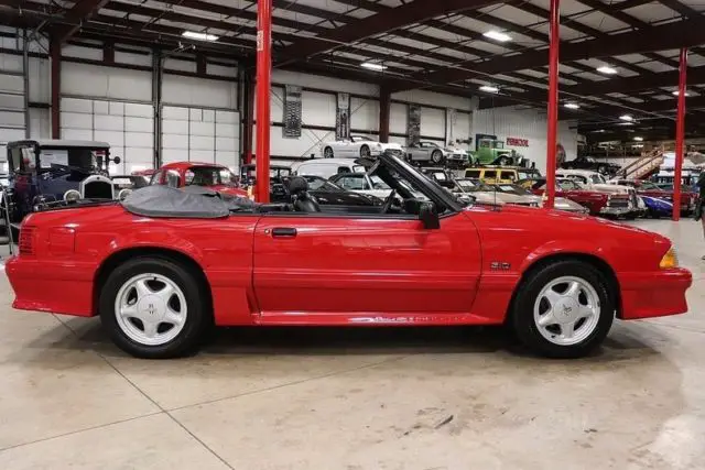 1993 ford mustang 16561 miles red coupe 5.0 liter v8 automatic