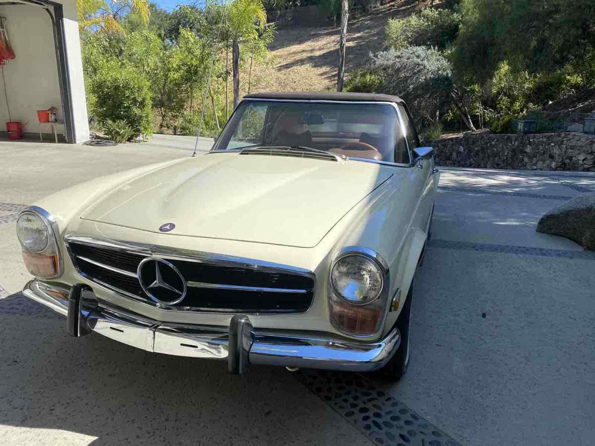 1971 mercedes-benz 280 sl brown rwd automatic