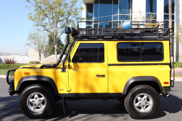 1994 land rover defender 90 d90 d-90 in yellow