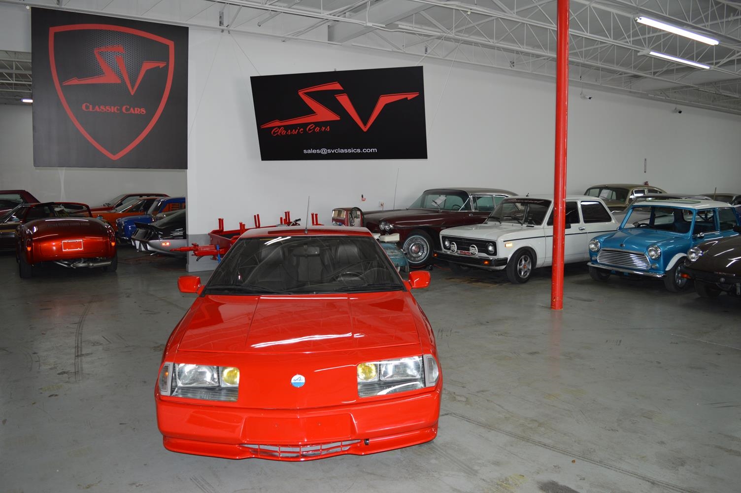 1988 renault alpine red great deal!