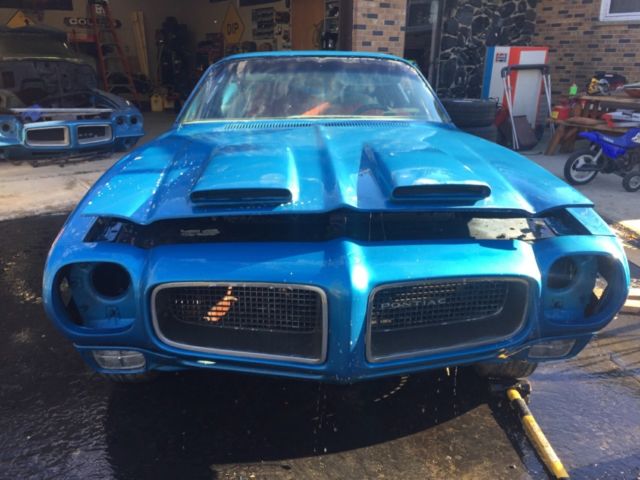 1971 pontiac firebird esprit rare project car roller no engine muscle american