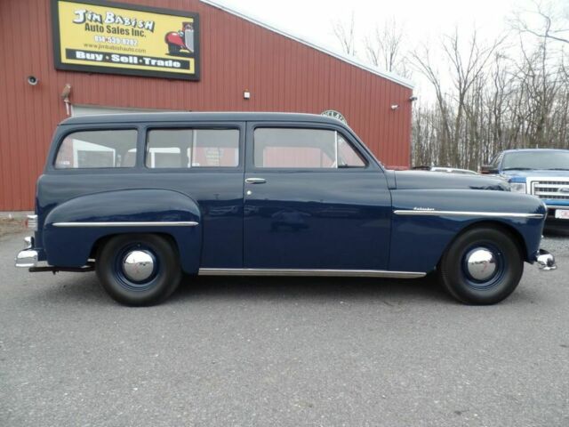 rare! 1950 plymouth 2-door suburban 2dr station wagon long roof mopar 86-photos