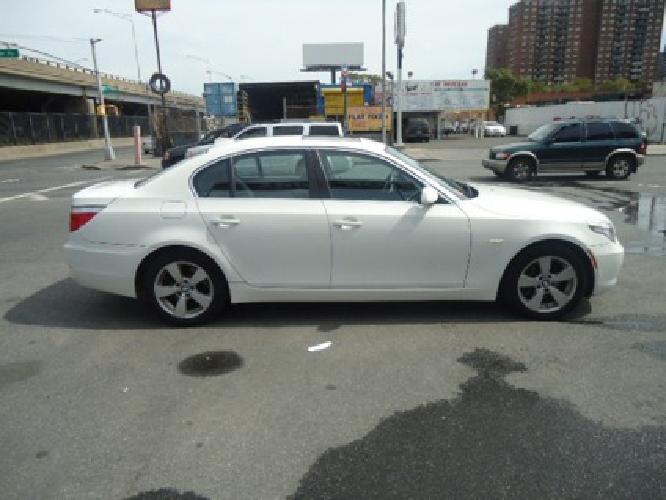 salvage 2008 bmw 528 xi...white... 62,253 miles in bronx, ny